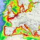 Mapa de densidad de tráfico marítimo en el marco del proyecto SILEMAR